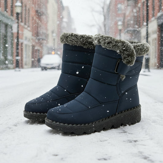 Women’s Waterproof Plush Snow Boots by FitiqueFit